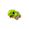 LEAN TOYS dinosaurus pyörillä vihreä figuuri