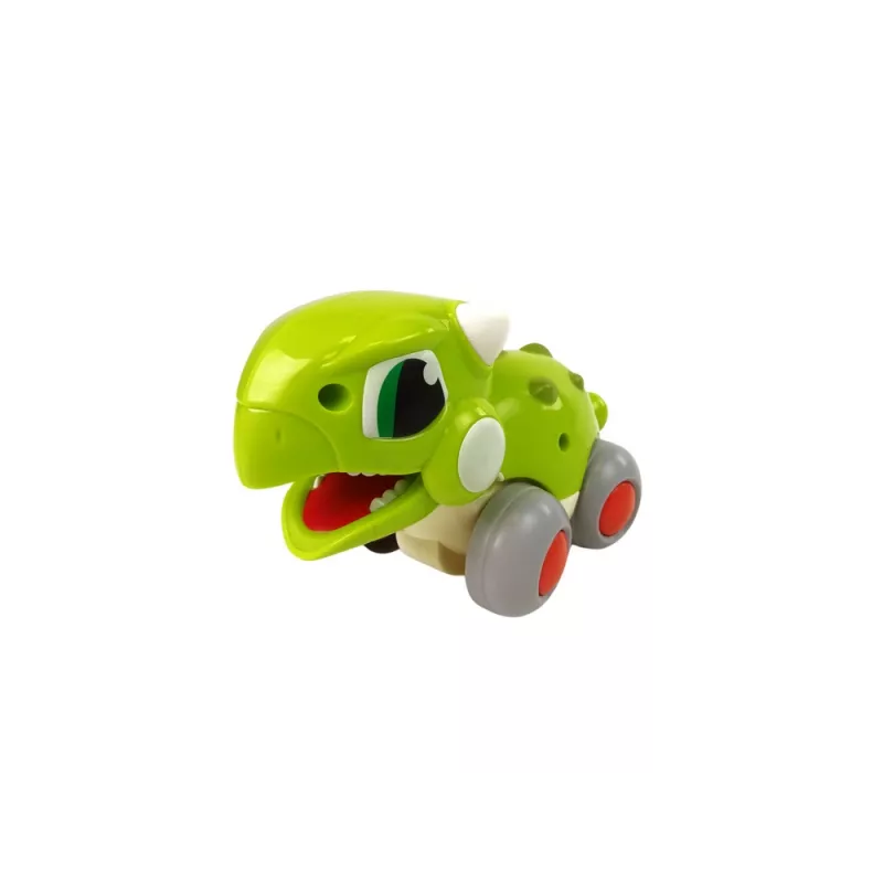 LEAN TOYS dinosaurus pyörillä vihreä figuuri