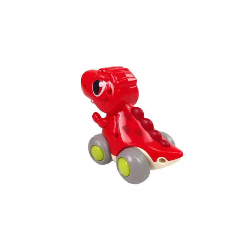 LEAN TOYS dinosaurus pyörillä T-Rex punainen figuuri