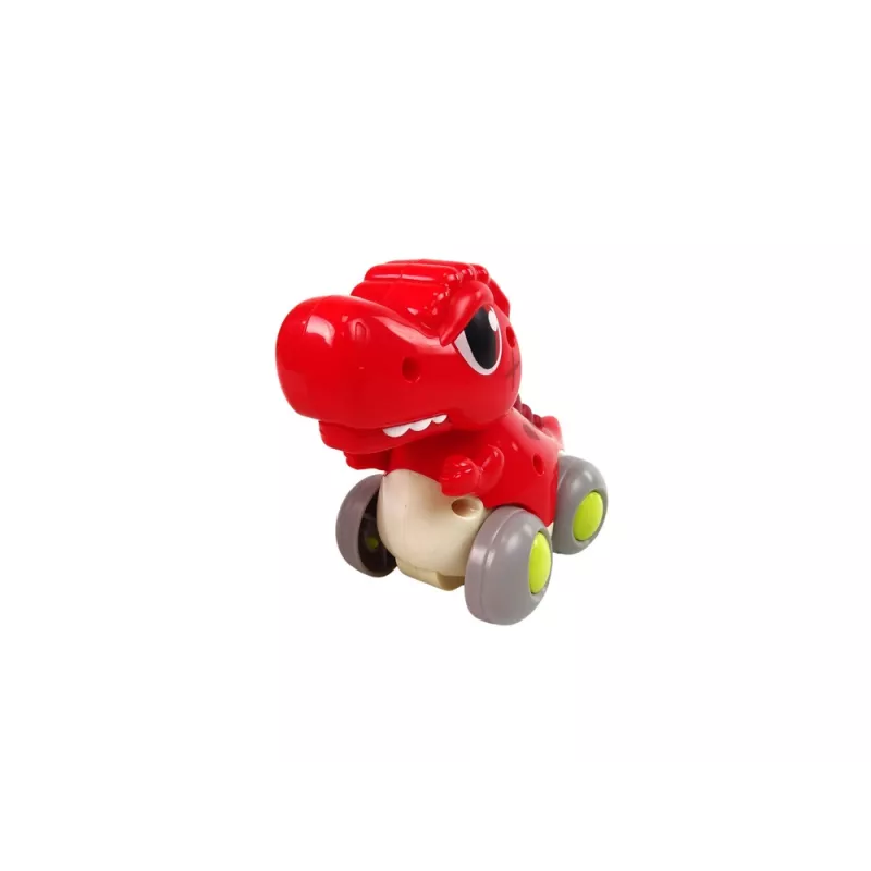 LEAN TOYS dinosaurus pyörillä T-Rex punainen figuuri