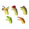 LEAN TOYS dinosaurus kumi sensoriset sorminuket