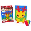 LEAN TOYS DIY värillinen mosaiikki jouluporo tilkkutyösarja