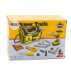 LEAN TOYS DIY-sarja työkalulaukku akkuporakoneelle, 600D polyesteri, musta punaisin yksityiskohdin