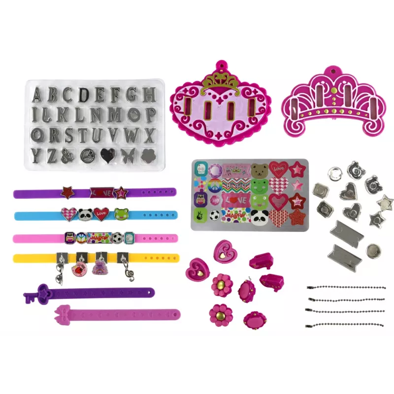 LEAN TOYS DIY kirjainriipus rannekoru korusarja