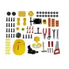 LEAN TOYS DIY sarja paristoille 3in1 salkkutyöpaja 85 osaa 56cm