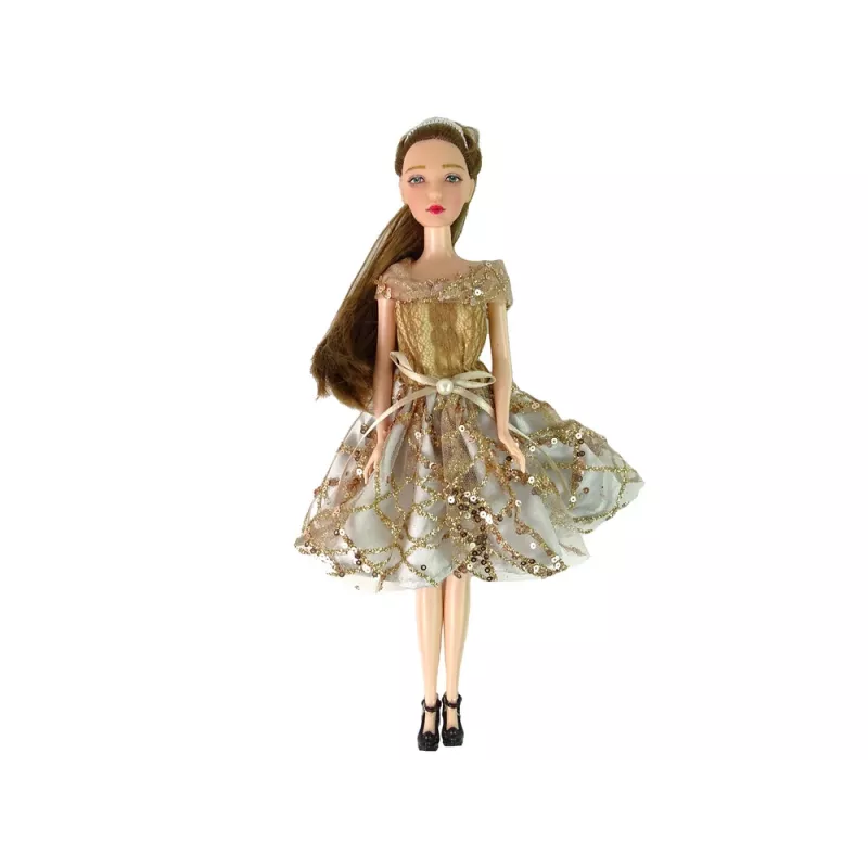 LEAN TOYS nukke lapsille Emily koiran kanssa pitkähiuksinen