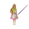 LEAN TOYS nukke pitkillä hiuksilla ja maalausmekolla
