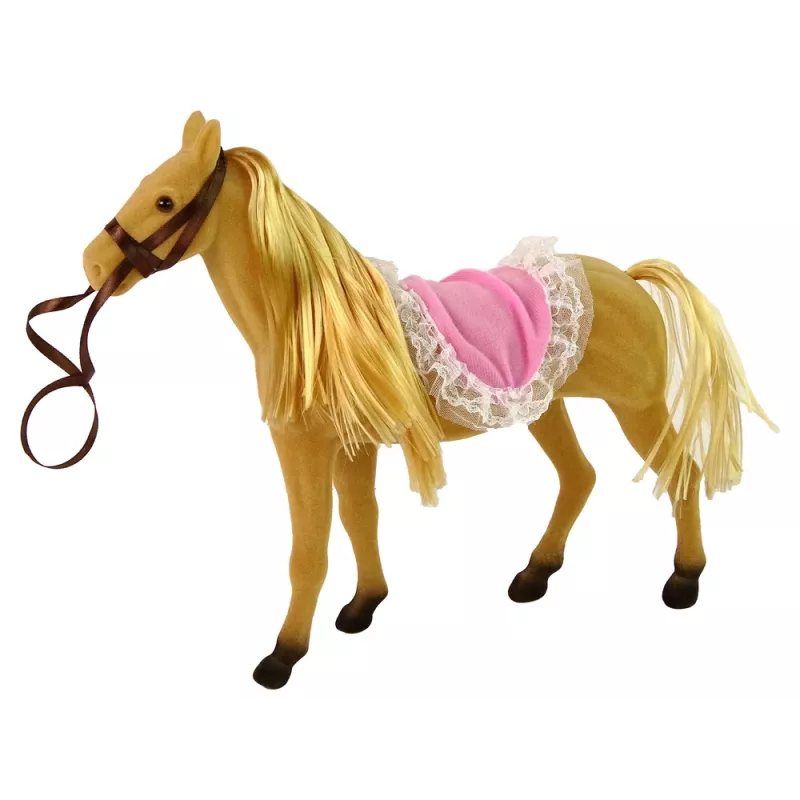 LEAN TOYS ratsastajanukke ruskealla ponilla