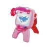 LEAN TOYS kaksipuolinen taulu liitukynät teline projektori kuvat pinkki