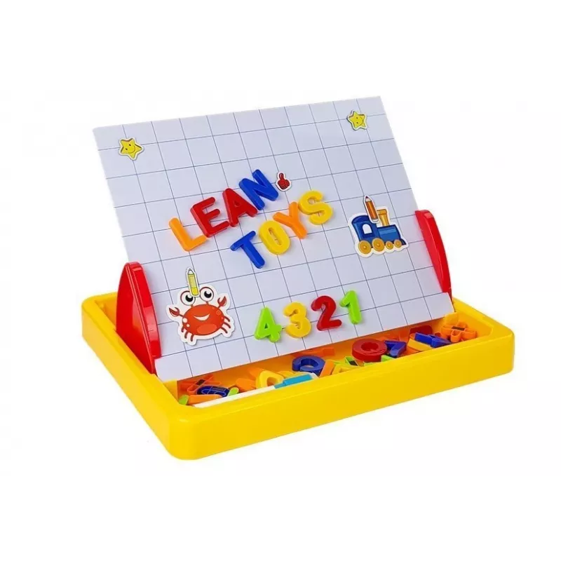 LEAN TOYS piirustustaulu magneeteilla