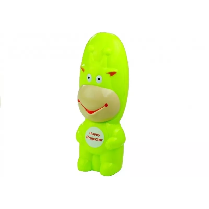 LEAN TOYS piirustusprojektori lehmä 3 levyä tussi vihreä 3in1