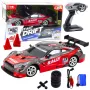 LEAN TOYS Drift Car Racing RC punainen musta 30km/h 1:16