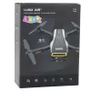 LEAN TOYS Drooni LU50 Air kaksoiskamera HD MV video LED-valot sovellus