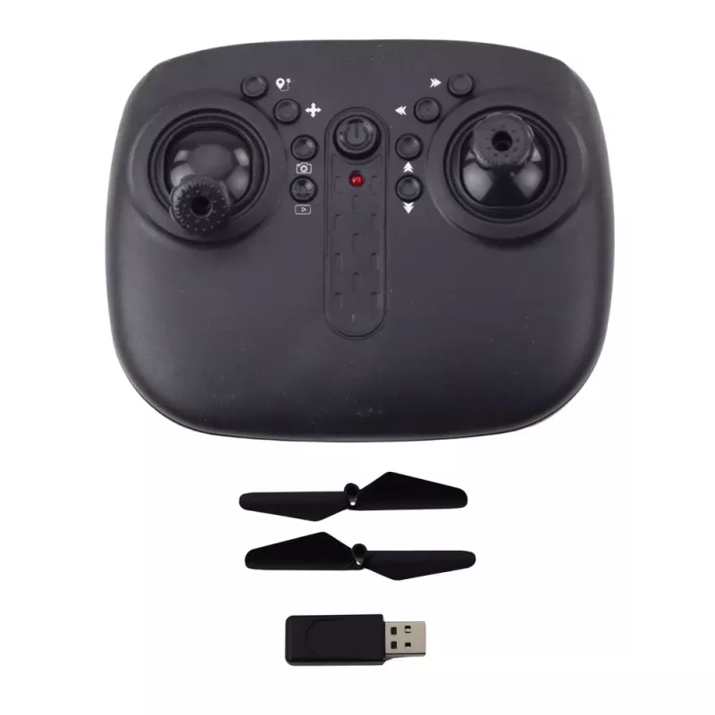 LEAN TOYS drooni kuusiakselinen gyroskooppi LED-valot 360° kierto sininen