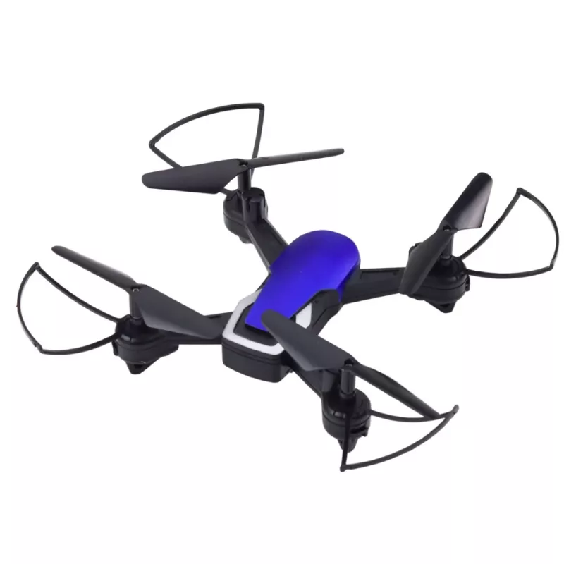 LEAN TOYS drooni kuusiakselinen gyroskooppi LED-valot 360° kierto sininen