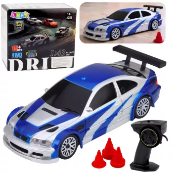 LEAN TOYS E46 kauko-ohjattava drift-urheiluauto RC-kartiot 15 km/h 1:43