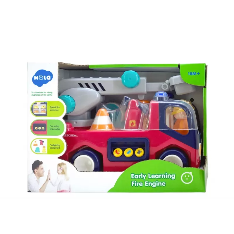 LEAN TOYS pedagoginen interaktiivinen paloasema taaperoille äänellä ja valolla