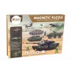 LEAN TOYS opetuksellinen magneettipalapelisarja - maasotateema