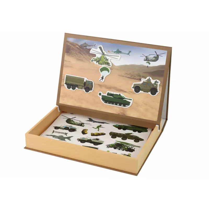 LEAN TOYS opetuksellinen magneettipalapelisarja - maasotateema