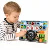 LEAN TOYS opetuksellinen käsittelytaulu simulaattori ohjauspyörä valot äänet