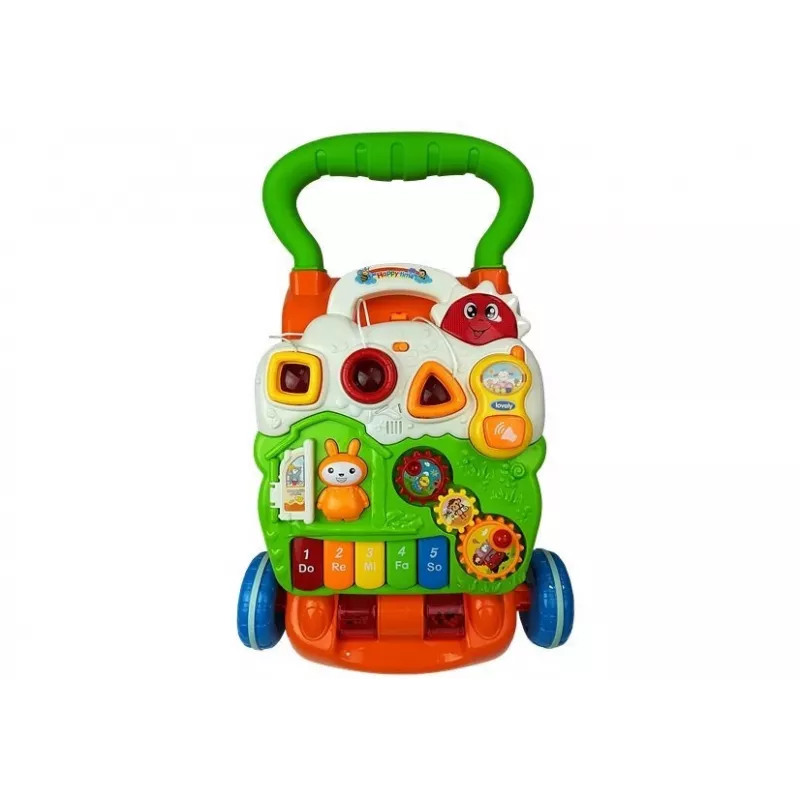 LEAN TOYS oppimiskävelytuki vauvoille pianolla