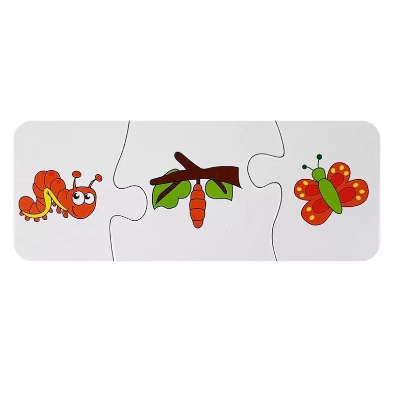 LEAN TOYS Educational Puzzle oppiminen 10 liitäntää