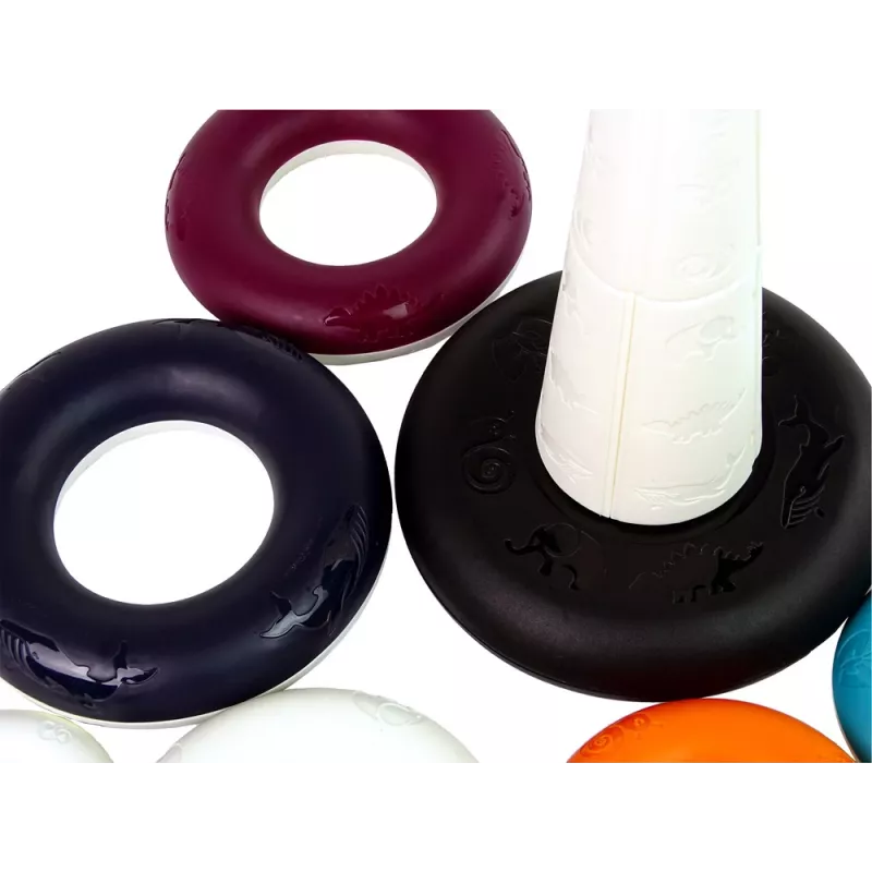 LEAN TOYS oppimispyramidi renkailla ja ankkapyörällä