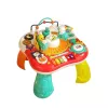 LEAN TOYS oppimispöytä interaktiivinen musiikkipaneeli piano 2 in 1 punainen