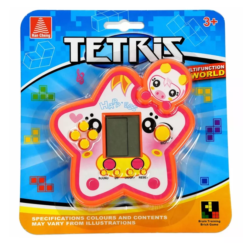 LEAN TOYS elektroninen peli Tetris Star punainen