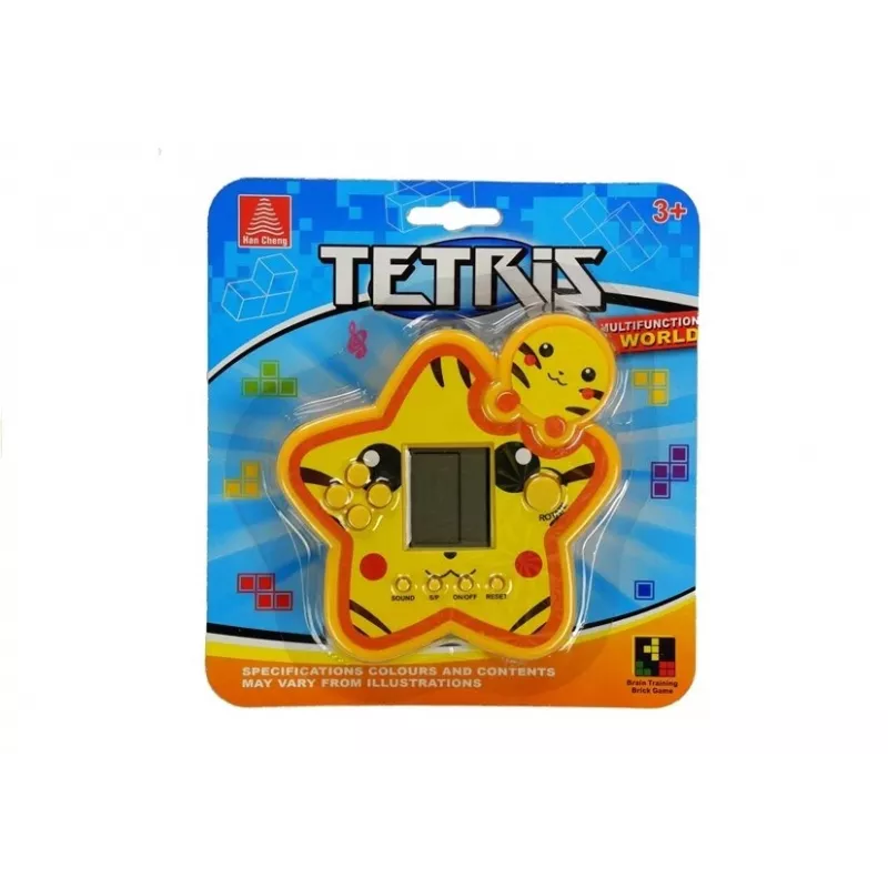 LEAN TOYS elektroninen peli Tetris Star keltainen
