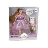LEAN TOYS Emily pitkähiuksinen valkoinen kissa vauvanukke
