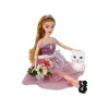 LEAN TOYS Emily pitkähiuksinen valkoinen kissa vauvanukke