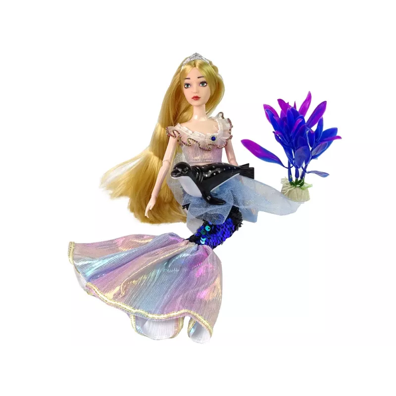 LEAN TOYS Emily merenneito vauvanukke vihreä tarvikkeet