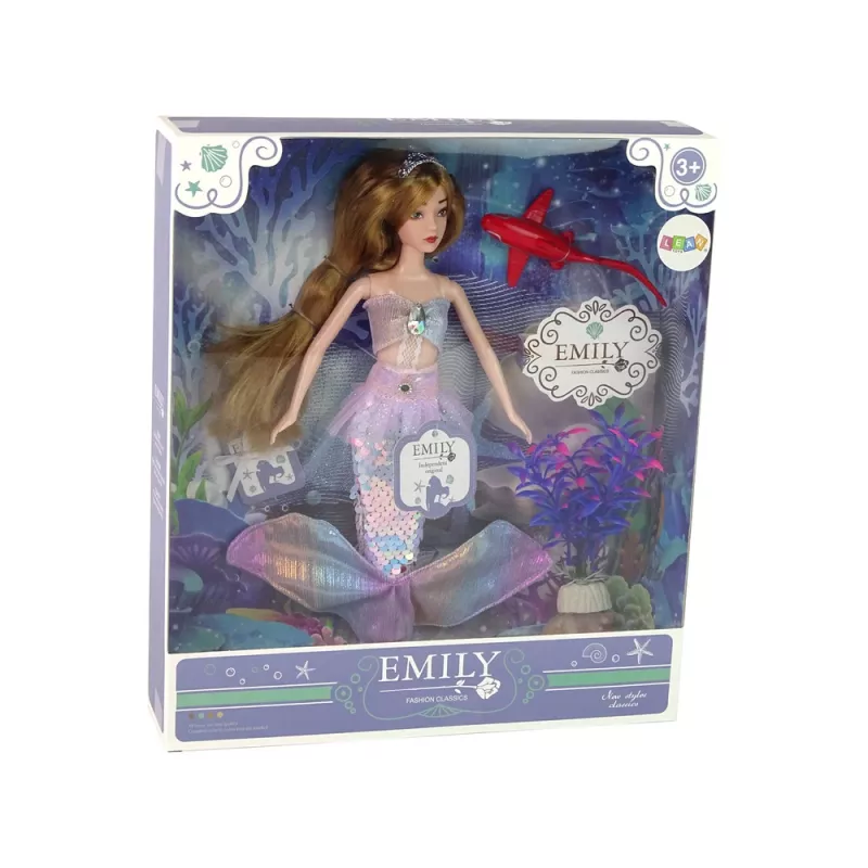 LEAN TOYS Emily merenneito vauvanukke pinkki tarvikkeet