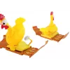 LEAN TOYS Family Arcade-peli Screaming Egg Squeaking Hen Popping Egg