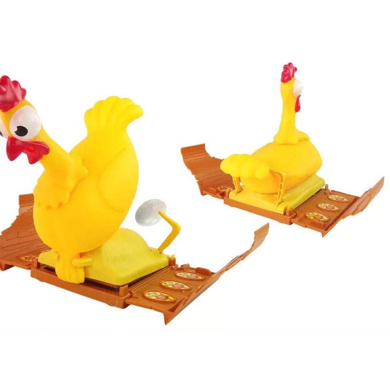 LEAN TOYS Family Arcade-peli Screaming Egg Squeaking Hen Popping Egg