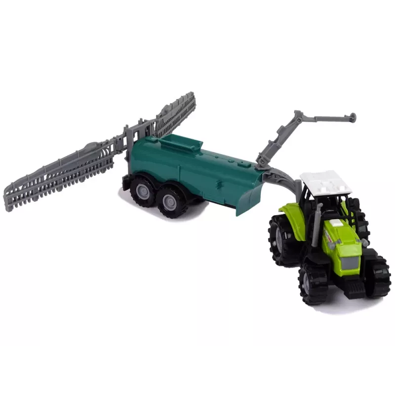 LEAN TOYS maataloustraktori ruiskulla maatilan äänet vihreä