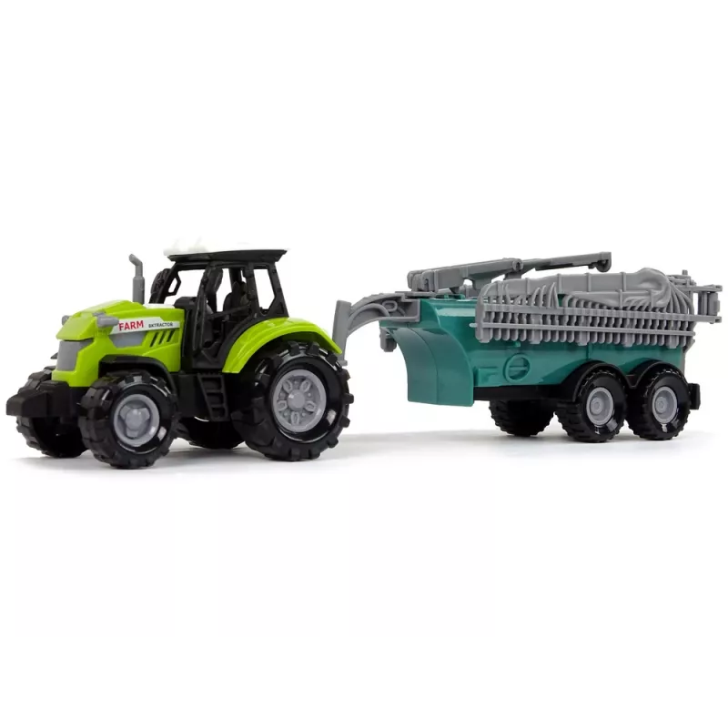 LEAN TOYS maataloustraktori ruiskulla maatilan äänet vihreä