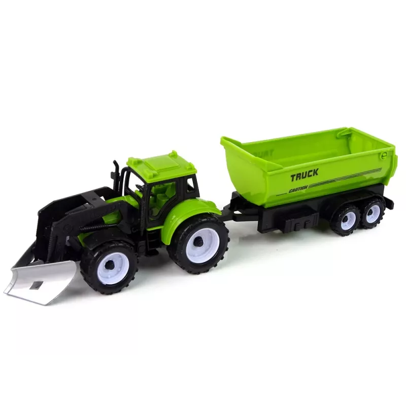 LEAN TOYS Maatalousajoneuvosarja traktori leikkuupuimuri säiliöauto puoliperävaunu