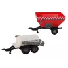LEAN TOYS maanviljelijän traktorisarja + 2 maatilakonetta maatilan kuorma-autosarja