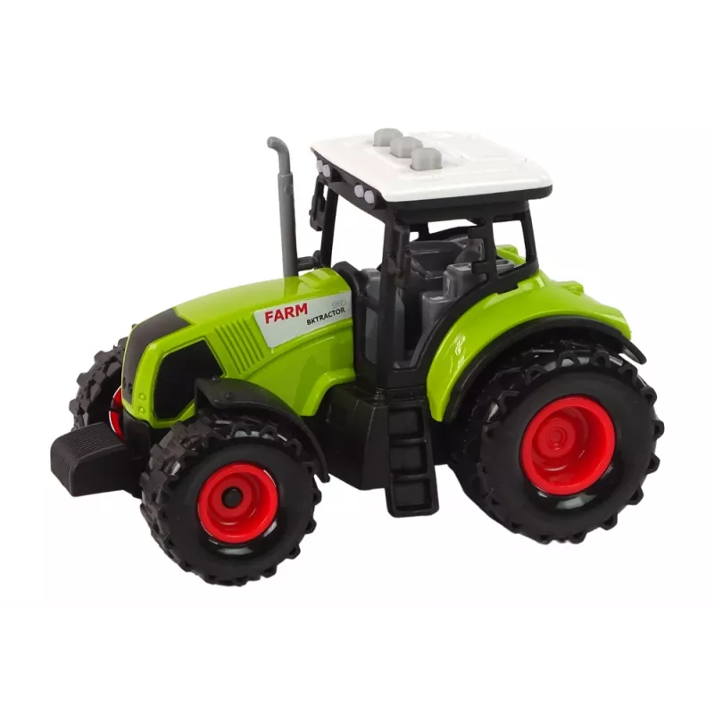 LEAN TOYS maanviljelijän traktorisarja + 2 maatilakonetta maatilan kuorma-autosarja
