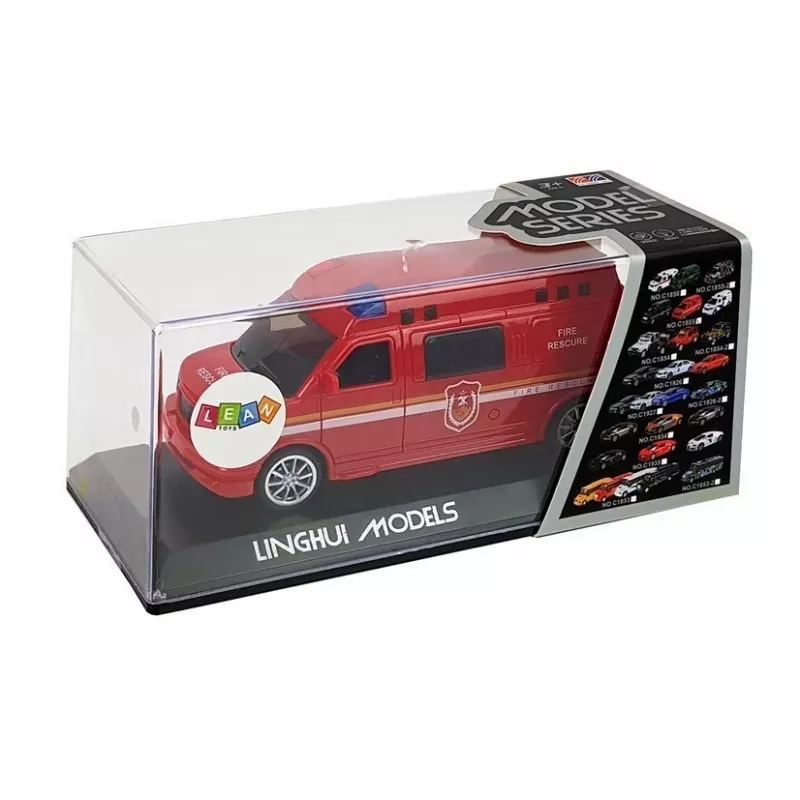 LEAN TOYS paloauto vetoköydellä, valolla ja äänellä