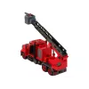 LEAN TOYS Paloauto kuorma-auto ruuvitarvikkeilla punainen