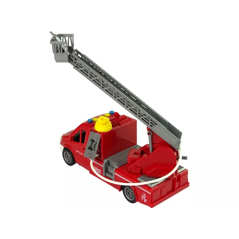 LEAN TOYS Paloauto punainen vesiäänet valot