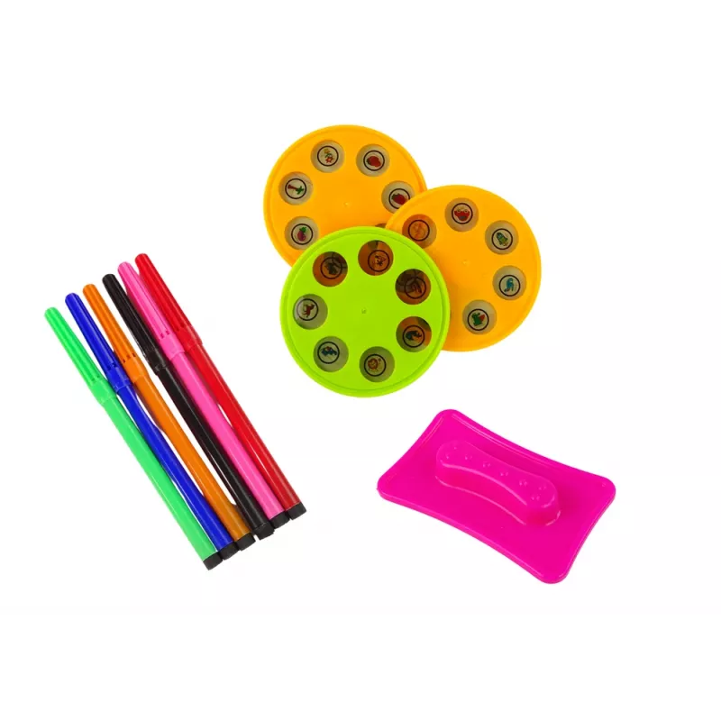 LEAN TOYS kukkaprojektori piirtämiseen taikatusseilla