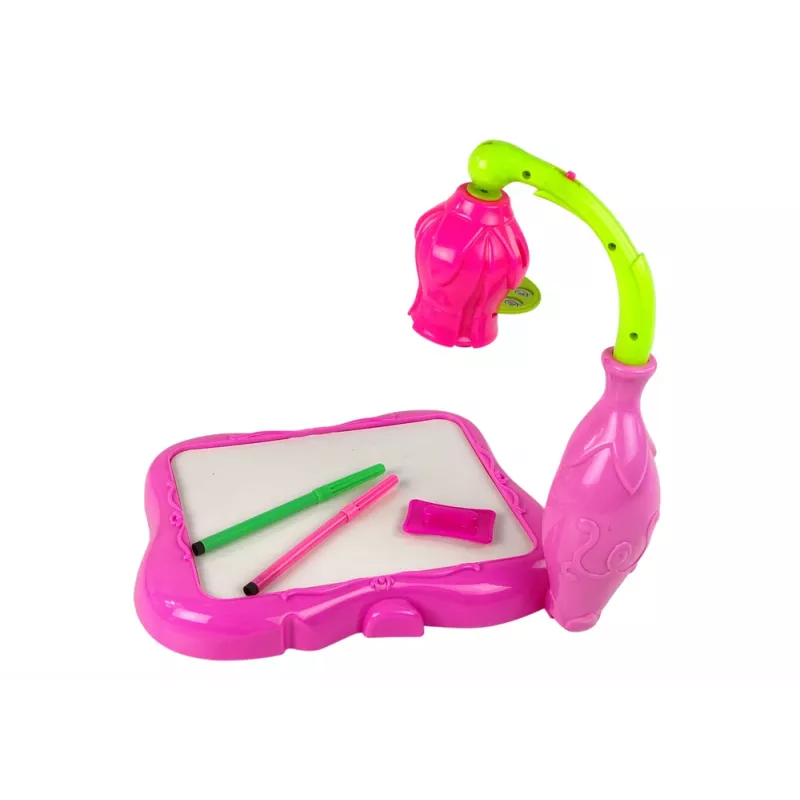 LEAN TOYS kukkaprojektori piirtämiseen taikatusseilla