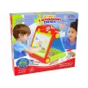 LEAN TOYS taitettava 2in1 liitutaulusalkku - liitu ja tussi
