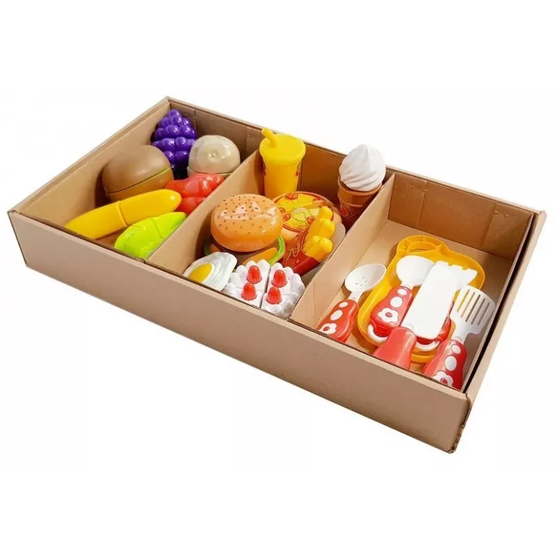 LEAN TOYS hedelmä- ja vihannesleikkaussarja