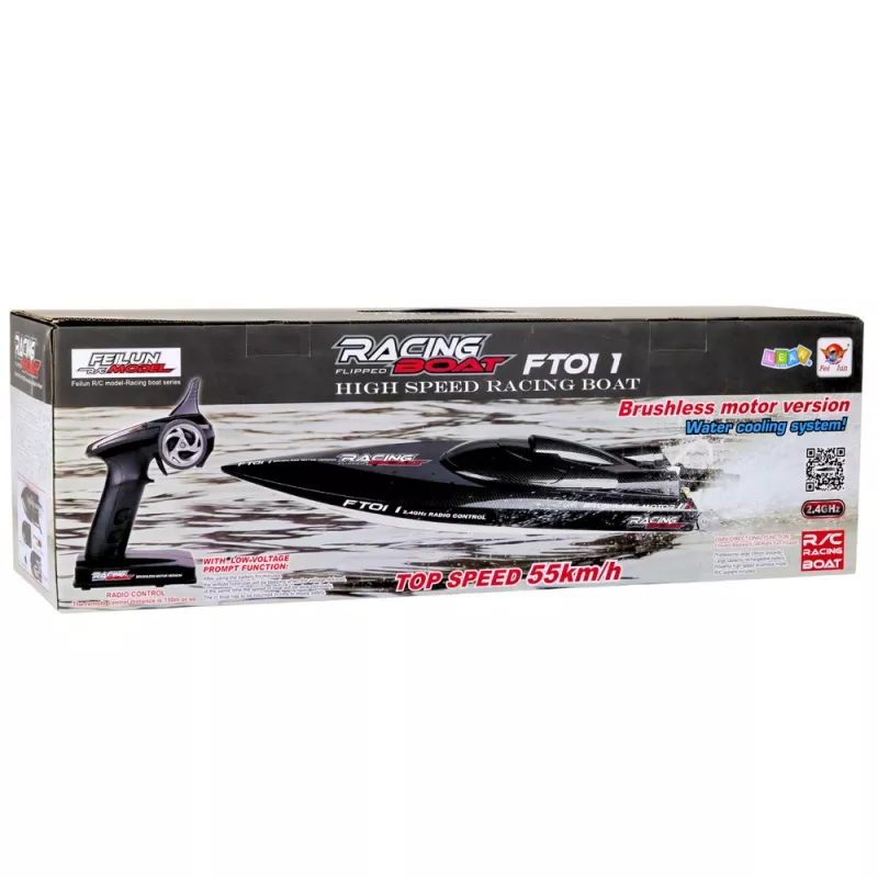 LEAN TOYS FT011 Kauko-ohjattava RC harjaton moottorivene 55km/h
