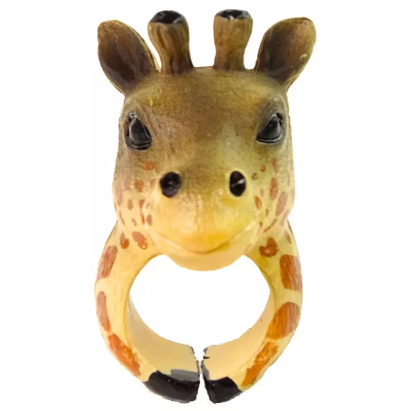 LEAN TOYS kädessä pidettävä rengas opetuksellinen eläimet kirahvi